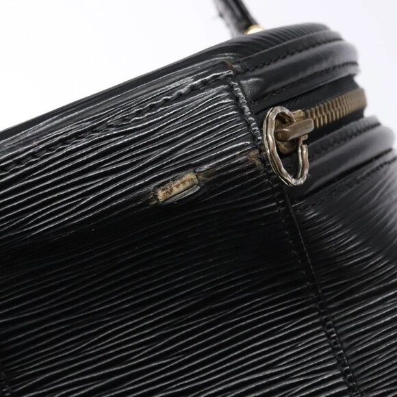 LOUIS VUITTON Epi Cannes Hand Bag Black M48032 LV Auth gh638 - Picture 5 of 15